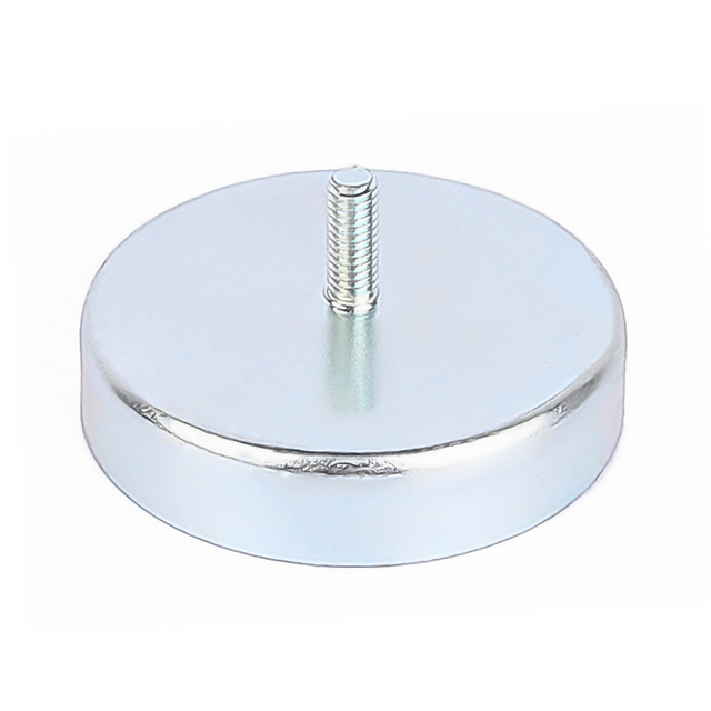 Круглый ферритовый магнит со шпилькой