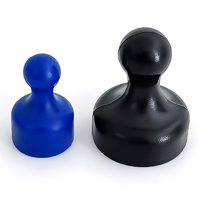 Цветной акриловый АБС-пластик, офис, обучающий неодимовому магниту с нажимной булавкой